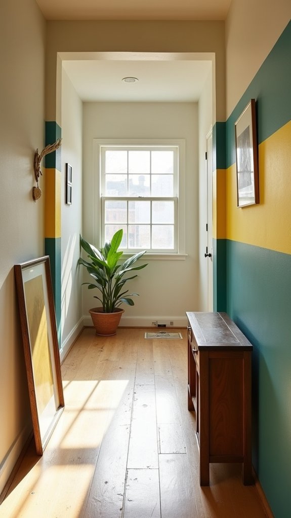 bold vibrant accent stripes