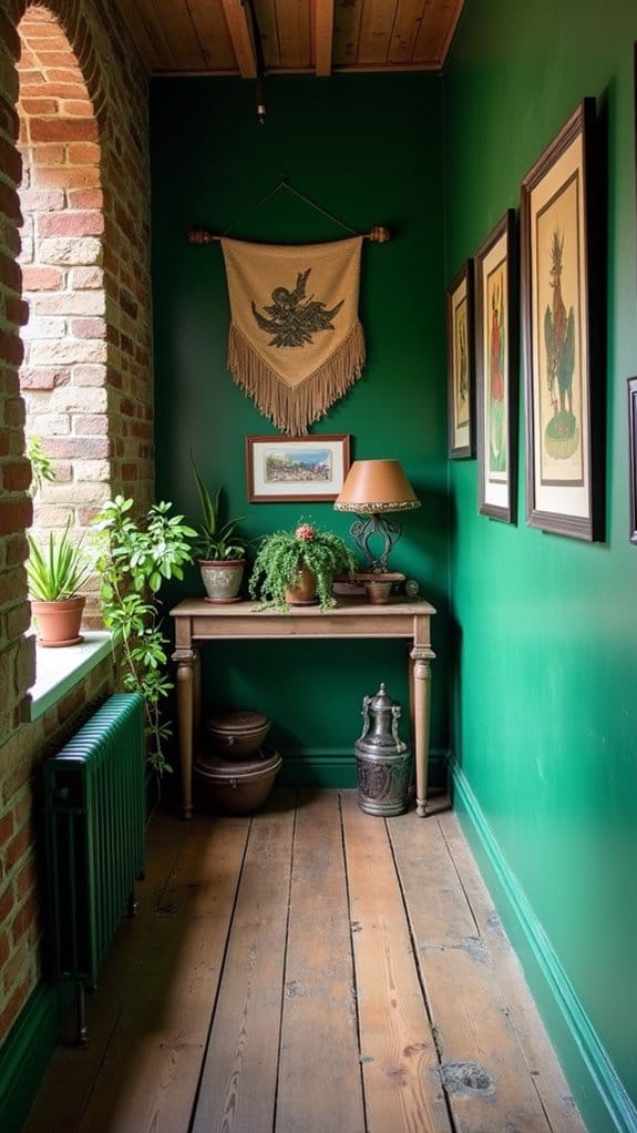 bold vibrant hallway transformations