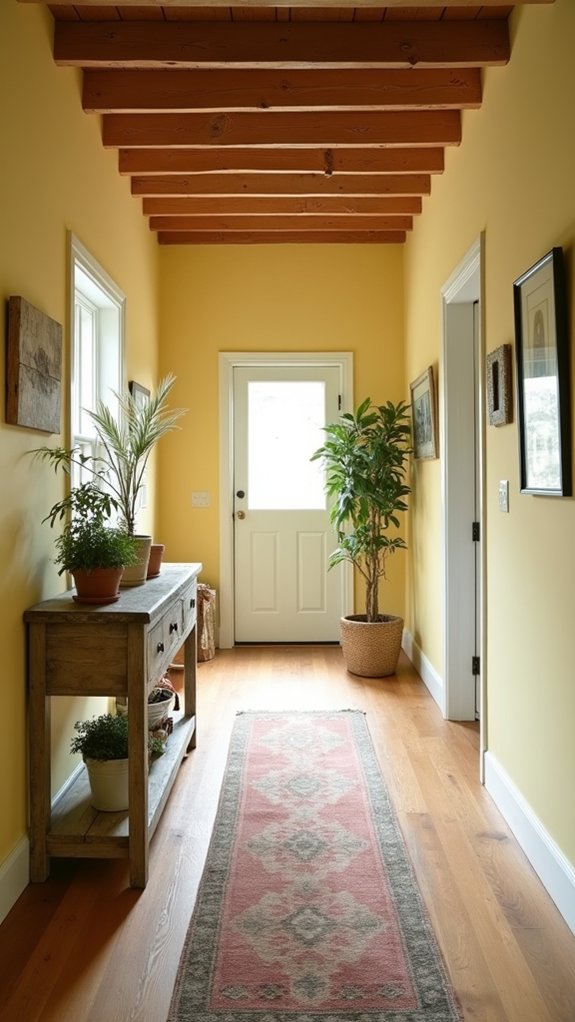 bright and cheerful hallway
