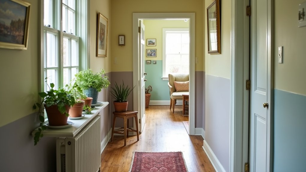 bright hallway paint ideas