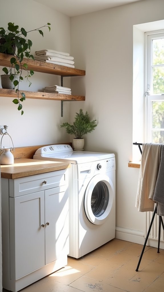 bright inviting laundry transformation