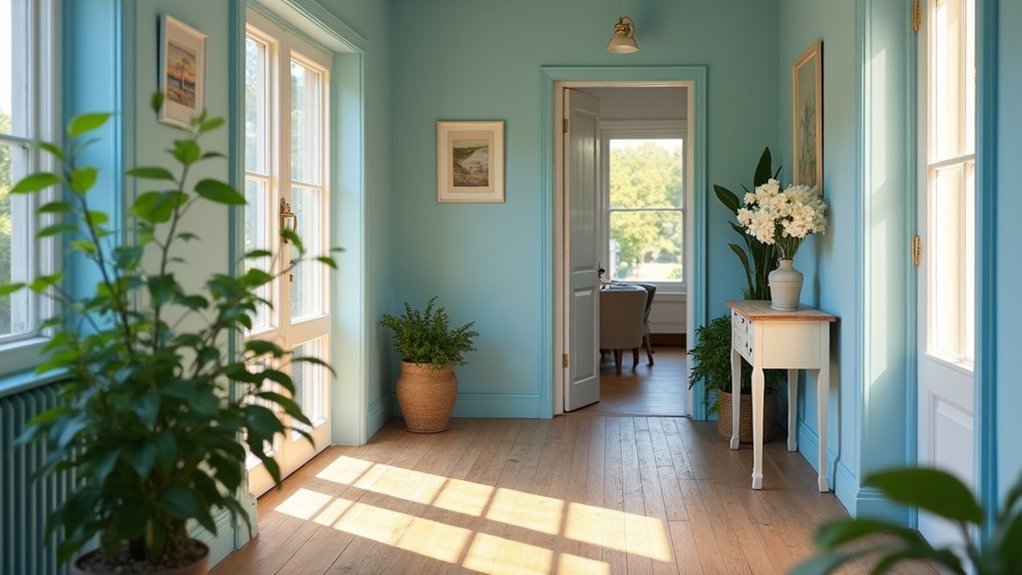 calming hallway paint ideas