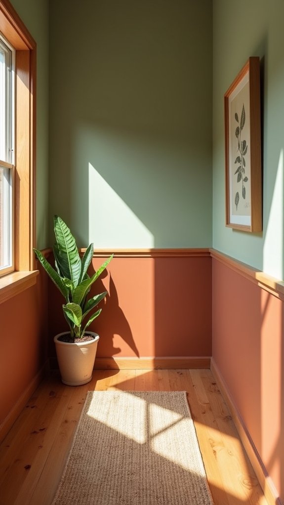 calming nature inspired color palette