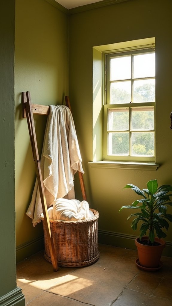 calming nature inspired laundry retreat