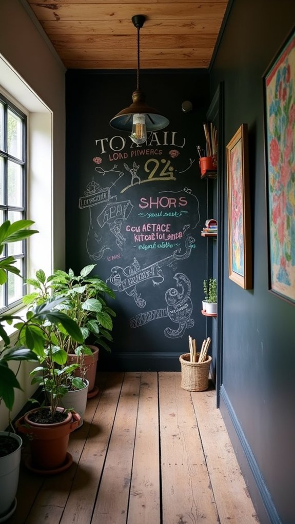 chalkboard paint for creativity