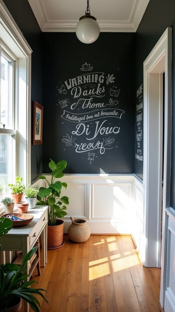 chalkboard paint for creativity