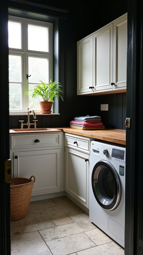 chic sophistication in laundry