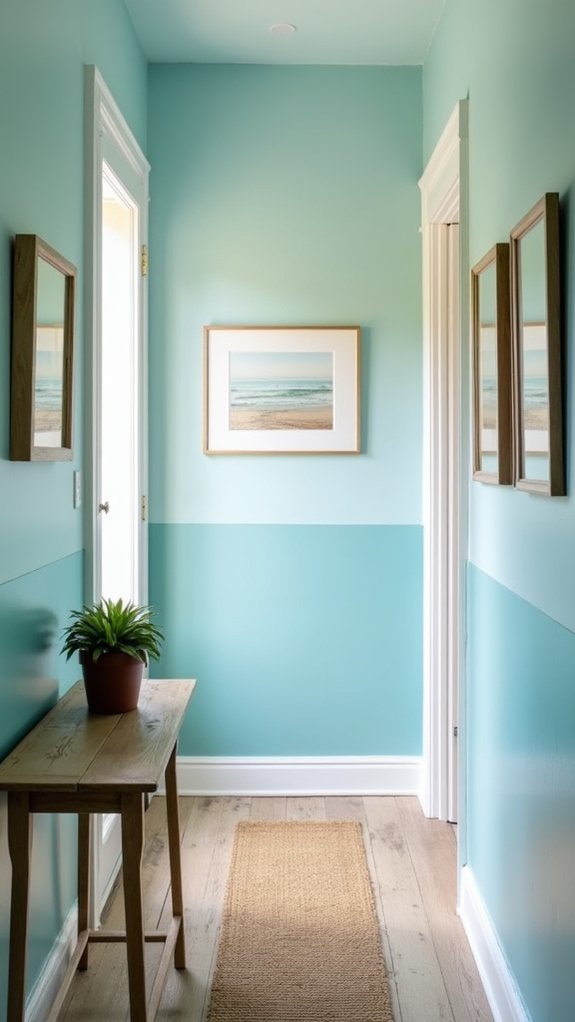 coastal blues create serenity