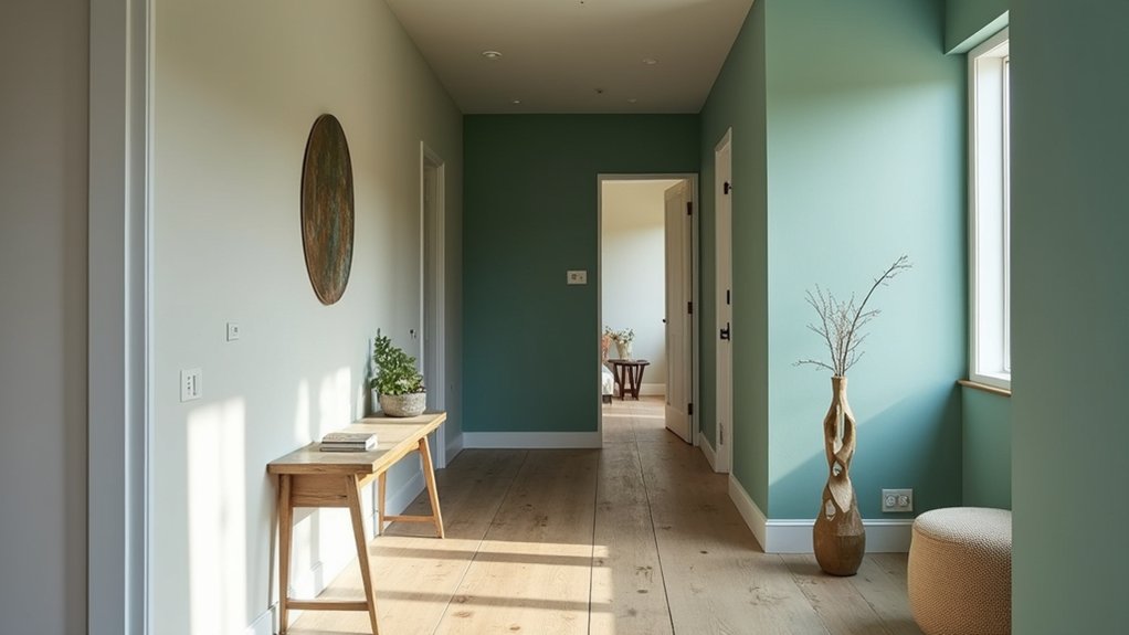 contemporary hallway paint ideas