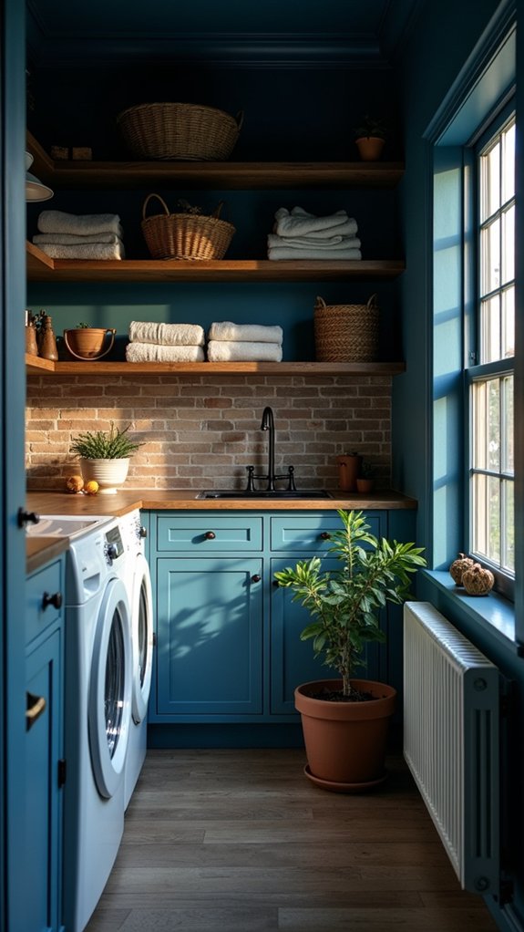 cozy dramatic laundry transformation