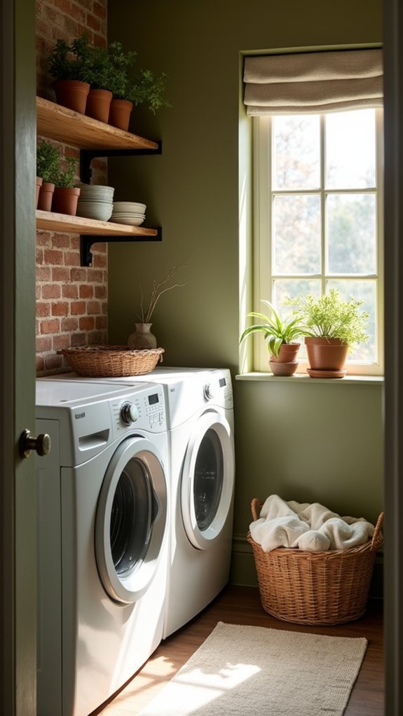 cozy earthy green retreat