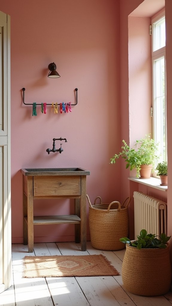 cozy elegance in laundry