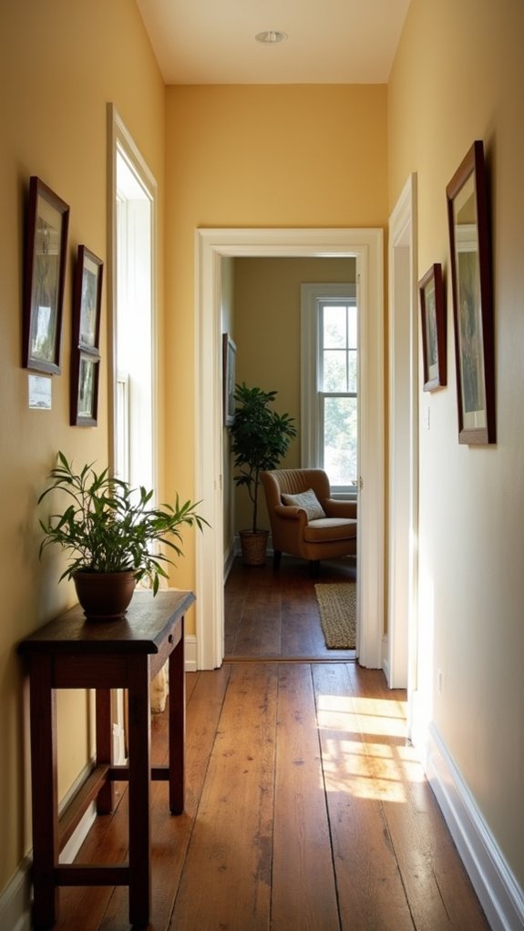 cozy inviting hallway transformation