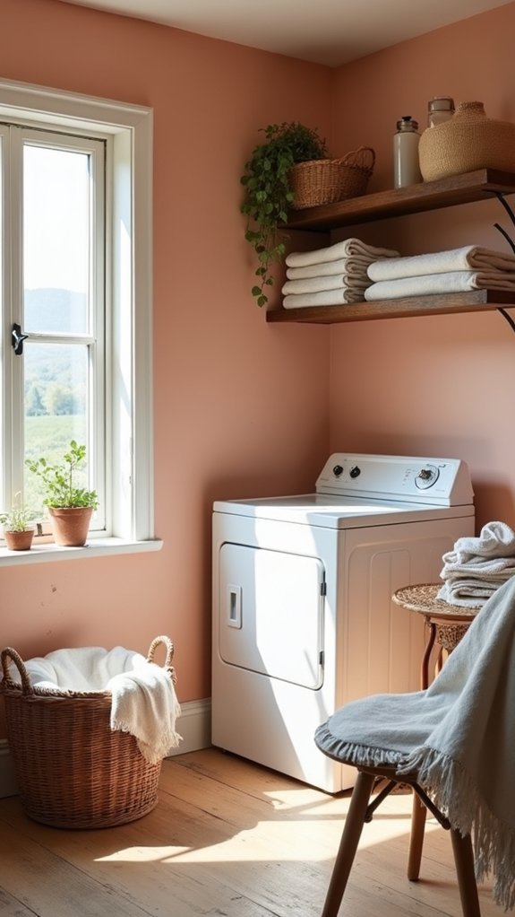 cozy retreat in peach