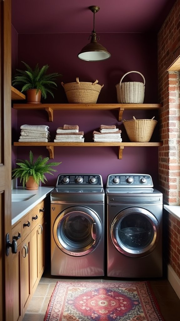 cozy sophisticated laundry transformation