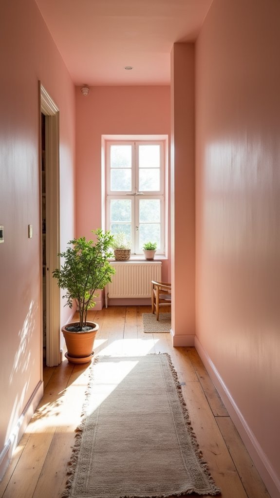 cozy stylish hallway transformation