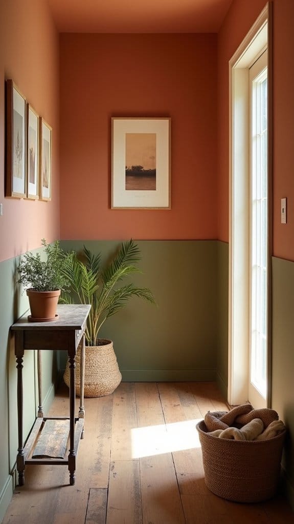 cozy warm earth tones