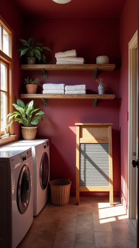 cozy warm laundry sanctuary