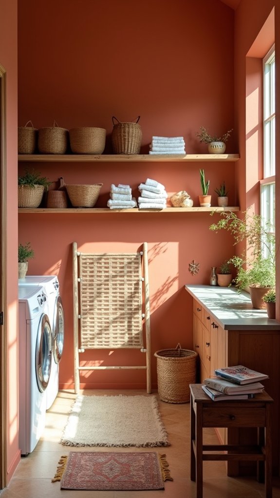 cozy warm terracotta retreat