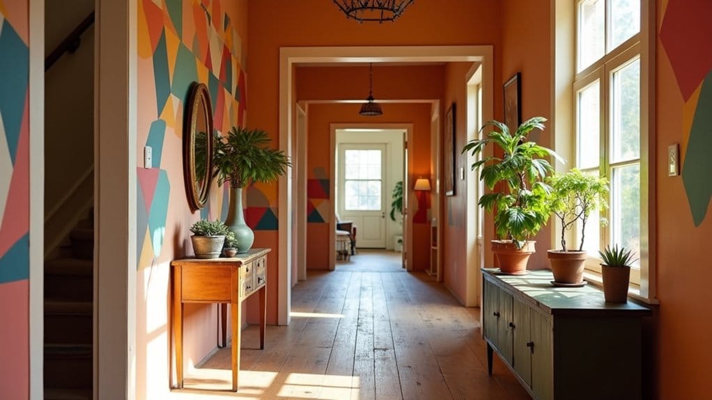 creative hallway paint ideas