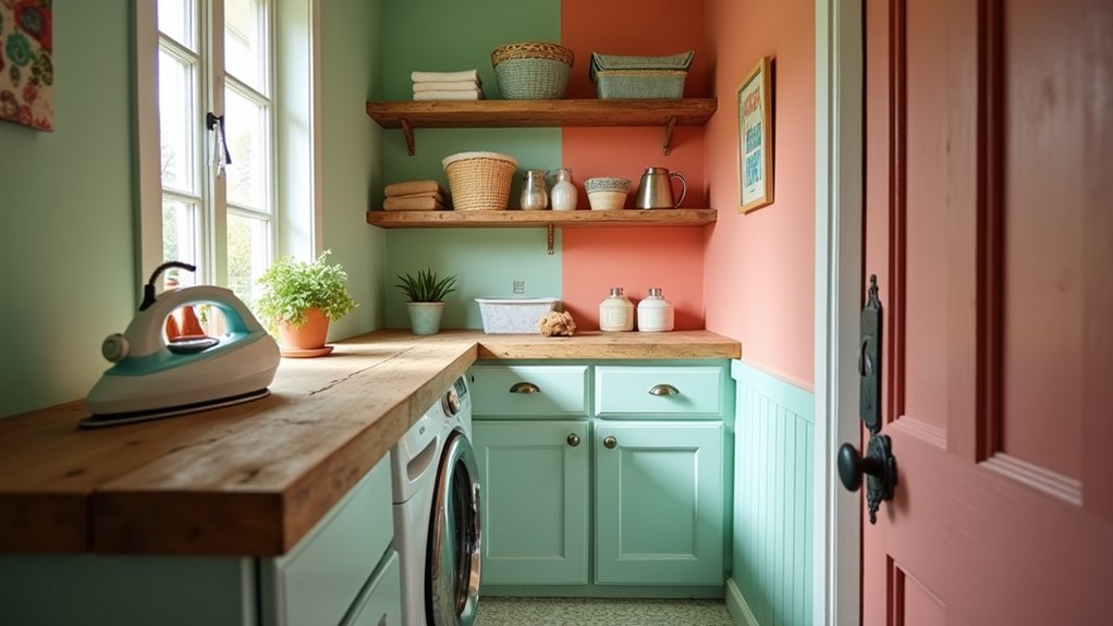 creative laundry room colors