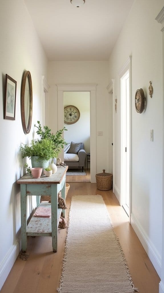 crisp white colorful accents