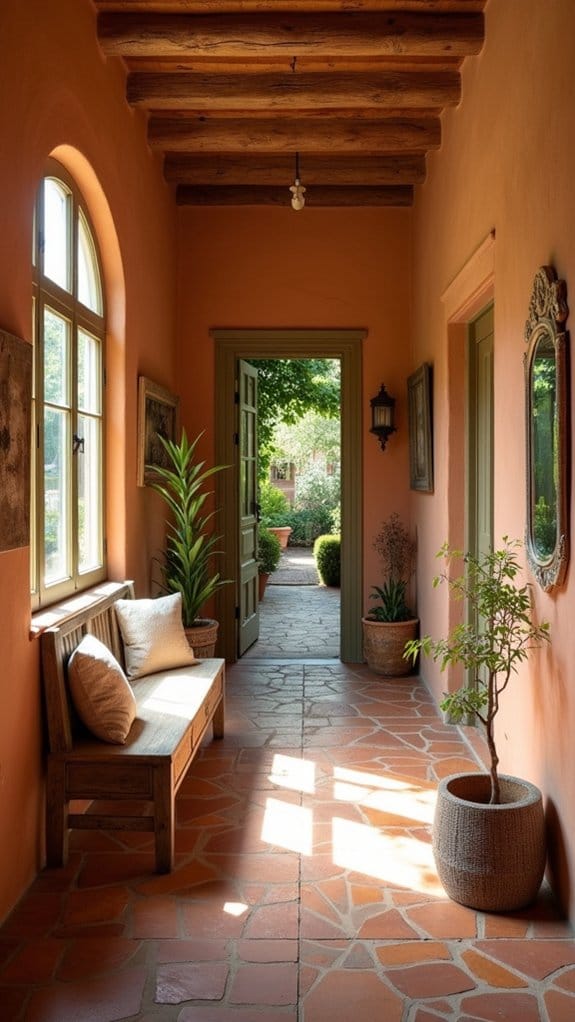 earthy hues create coziness