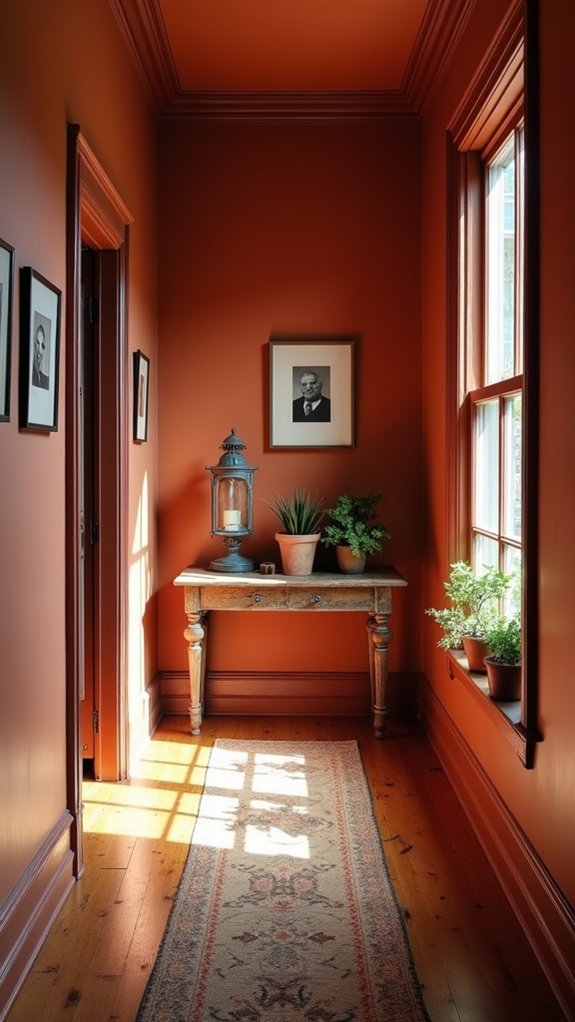 earthy warmth with terracotta