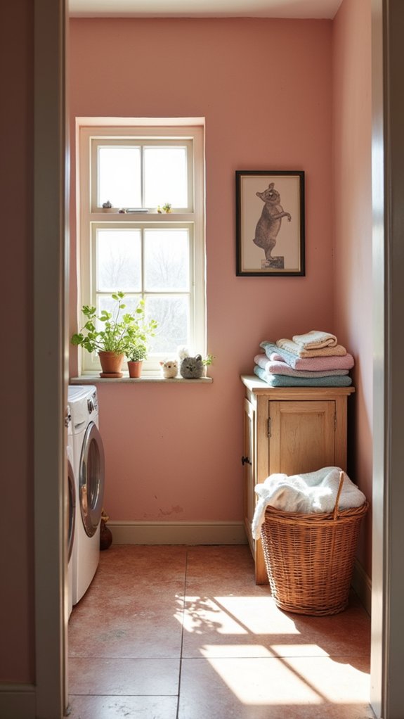 elegant laundry room transformation