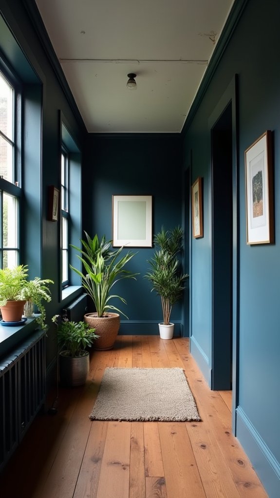 elegant modern hallway statement