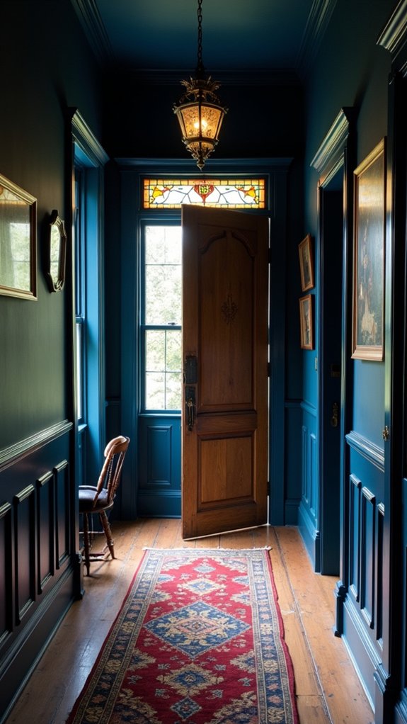 elegant navy blue sophistication