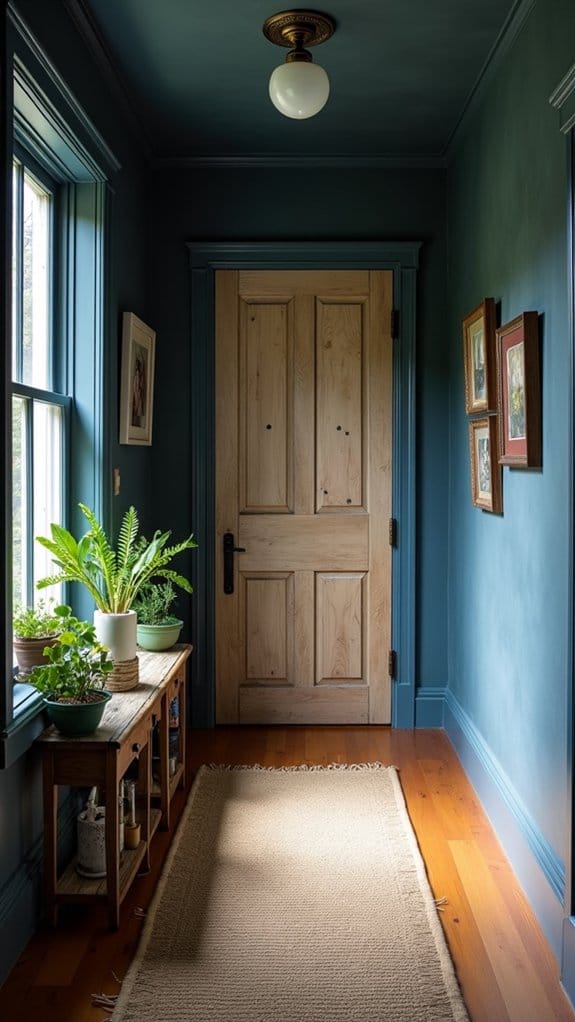elegant tranquil hallway transformation