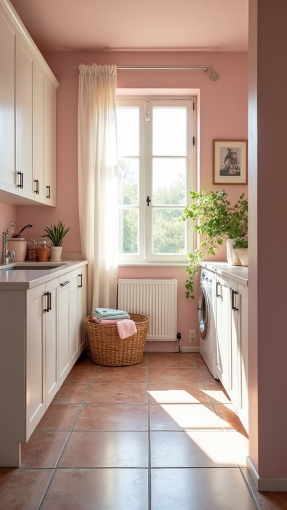 elegant warm blush pink