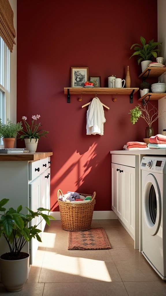 elegant warm laundry retreat