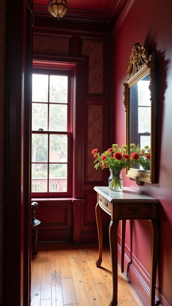 elegant warmth in hallways