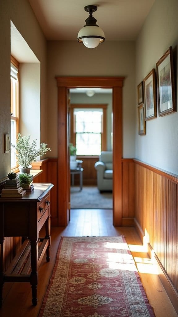 elevate hallway with faux finishes