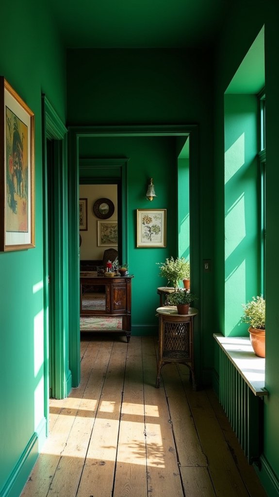 enchanting vibrant emerald elegance