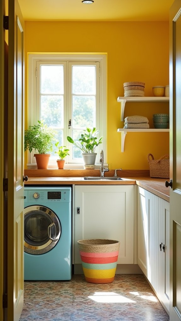 energetic and cheerful laundry