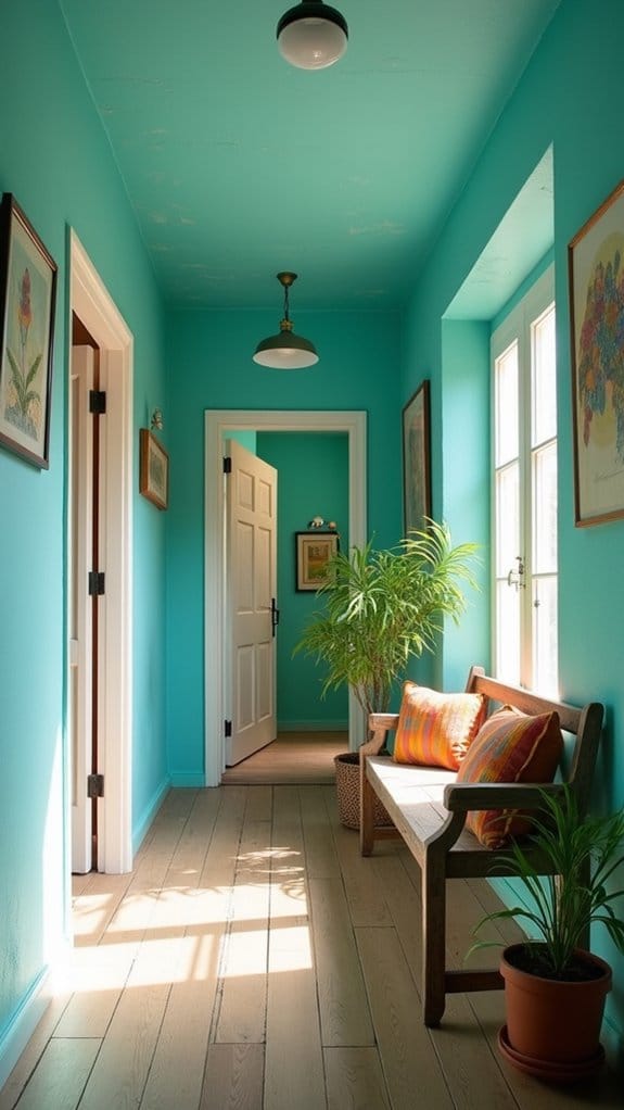 energizing vibrant hallway transformation
