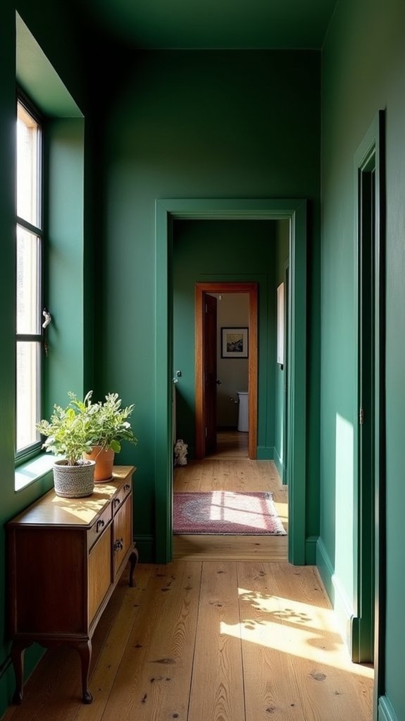 forest green serene retreat