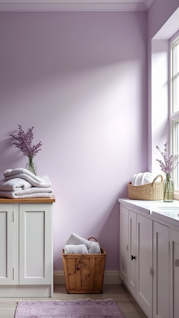 gentle calming laundry atmosphere