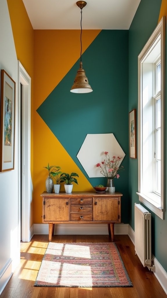 geometric patterns enhance hallways