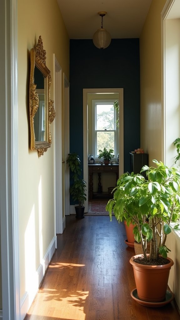 glossy paint brightens spaces