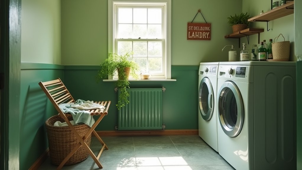 green paint colors selection