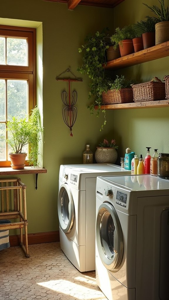 grounding earthy olive hue