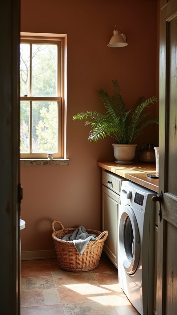 grounding warm earthy tones