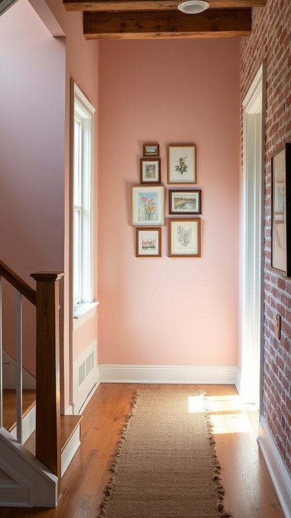 inviting farmhouse hallway decor