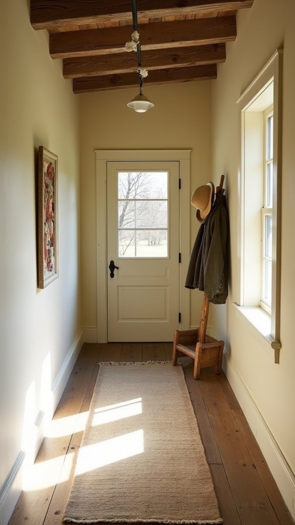 inviting rustic farmhouse atmosphere