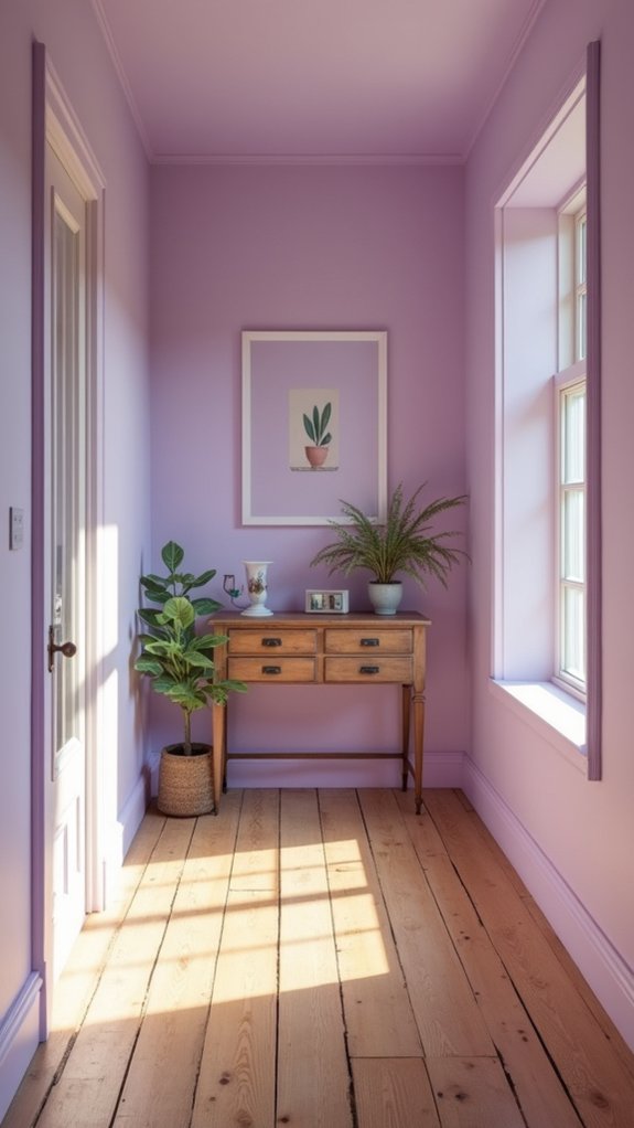lavender mist transforms hallways