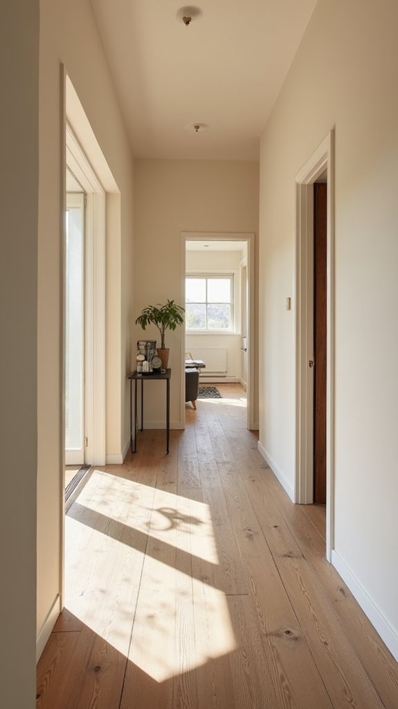 light neutrals create spaciousness